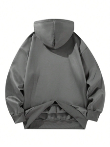 High Quality Heavyweight Unisex Autumn Custom Printed Cotton <b>Fleece</b> <b>Oversized</b> <b>Hoodies</b> for Men - Product Image 2