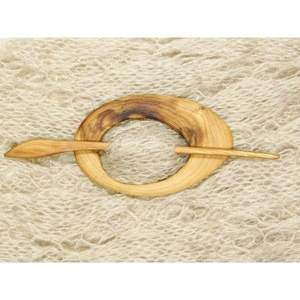 Horquilla de Pelo de Madera Tradicional Hecha a Mano, Herramienta para el Cabello Natural, Artesanía de Bambú y Madera de la India - Product Image 1