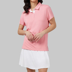 Polo scolaire pour femmes 100% coton à manches courtes, uniforme féminin, logo personnalisé, OEM, vente en gros, fabricant - Product Image 3