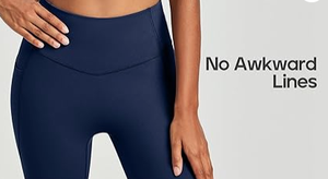 HAWK SPORTS INDUSTRIES Leggings de Cintura Alta para Mujer, Sin Costuras, Largos, de Color Sólido, Elásticos, Transpirables, de Punto, con Spandex, 220g - Product Image 2