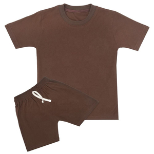 Ensemble de vêtements d'été pour enfants : T-shirt à manches courtes et short pour garçons, tenue de sport deux pièces, mode décontractée et tendance pour 2026 - Product Image 1