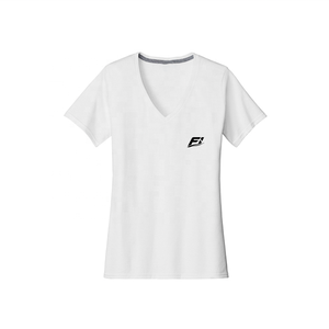 Wholesale Custom Logo Women's T-shirts Summer Soft Tee <b>Crop</b> <b>Top</b> Ladies Plain Sexy Fitted B2B Thin Blank Shirt for Women USA - Product Image 4