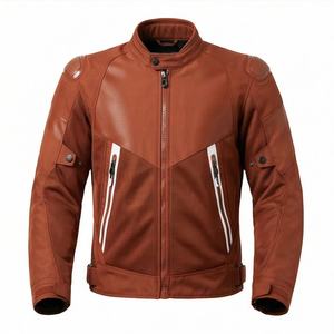 Chaqueta de Motociclista de Cuero Genuino para Hombre de la Mejor Calidad, Nueva Colección de Invierno, Chaquetas de Motocicleta con Protecciones Desmontables Personalizadas - Product Image 1