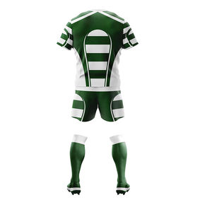High Quality Custom Plus Size Rugby Uniform Set 100% Polyester Sublimation Design Logo Colorful <b>Clothes</b> for Football Players - Product Image 2