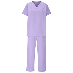 Knitted Customized Work Wear Hospital Uniform Sets Private Label Comfortable <b>Plus</b> <b>Size</b> Nurse Jogger <b>Scrubs</b> Uniforms Stretch - Product Image 1