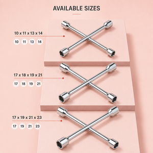 Heavy Duty Cross Wheel <b>Spanner</b> Lug Wrench 4 Way Socket <b>Tool</b> for Car Truck Tire Wheel Nut Removal Repair Garage Workshop <b>Tool</b> Pro - Product Image 4