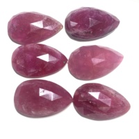 Perles ovales en rubis naturel rouge certifiées IGI en gros pour colliers, bracelets, accessoires de bijoux, pierres précieuses en vrac, mode et design