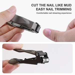 Cortauñas Profesional de Acero Inoxidable, Curvo y Recto, con Abertura de Mandíbula Ancha para Uñas Gruesas, Cortador de Uñas de Precisión para Uñas de los Pies y de las Manos - Product Image 4