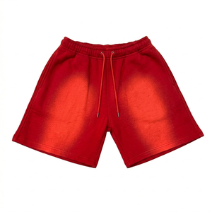 Shorts d'été unisexe personnalisés 2026 en toile épaisse imperméable 100 % polyester à séchage rapide, couleur unie, écologique, effet vintage délavé au soleil - Product Image 5