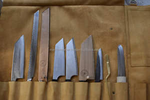 Étui de rangement pour couteaux en cuir véritable de qualité supérieure, anti-odeur, pour chef professionnel, utilisation en cuisine LBKR-0012 - Product Image 3