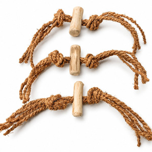 Juguete masticable para perros al por mayor, mordedor de fibra de coco sostenible para mascotas, juguetes trenzados ecológicos hechos a medida. - Product Image 5