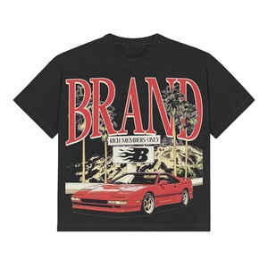 Camisetas Premium al por Mayor, Totalmente Personalizadas, 2026, 100% Algodón, Cuello Redondo, Corte Holgado para Hombre - Product Image 2