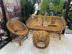 Juego de Mesa y Sillas de Ratán para Exteriores, Diseño Resistente a la Intemperie, Proveedor de Vietnam - Product Image 4