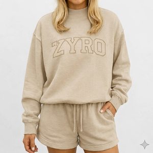 Conjunto Clásico de Invierno para Mujer, Cuello Alto, Cálido y Acogedor, Dos Piezas, para Clima Frío - Product Image 1