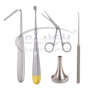 ENT Surgical Instrument Set Comprehensive Ear Nose Throat Instruments Precision Stainless Steel Manual Tools By <b>Blush</b> Surgical - Product Image 1