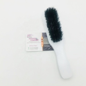 Brosse à cheveux personnalisée avec manche en bois, peigne de coiffure blanc, personnalisable, confortable, pour salon de coiffure, avec logo, emballage, prix de gros - Product Image 3