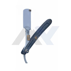 Navaja de Afeitar Profesional Negra y Blanca para Barbería, Corte Recto, para Barba, Bigote y Cejas - Product Image 5