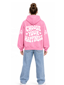 Custom Manufacturers Oversized French Terry Hoodie Vintage Streetwear Pink Oversized Drop Shoulder Unisex Hooded Sweatshirt - Product Image 4