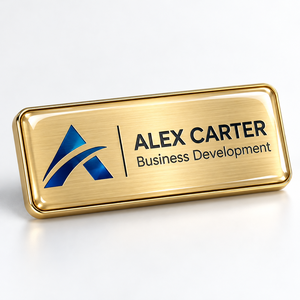 Placa de Identificación Personalizada para Personal de Hotel, Etiqueta Magnética de Metal para Empleados con Logotipo para Uniforme, Venta al Por Mayor OEM - Product Image 3