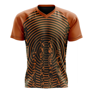 T-shirt décontracté pour homme 100% coton, col en V, jersey uni, coupe classique, manches courtes - Product Image 5