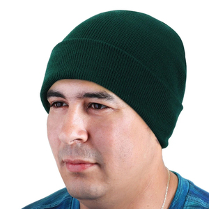 Knit Beanie Hat Ribbed <b>Winter</b> <b>Cap</b> Unisex Soft Warm Stretch Plain Skull <b>Cap</b> Custom OEM Wholesale Supplier - Product Image 2