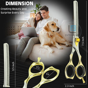 Tijeras Curvas Ligeras y Reutilizables para el Cuidado de Mascotas, Acero Inoxidable, Alta Calidad, Duraderas - Product Image 5