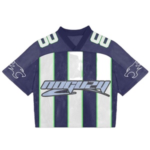 Custom Design <b>Mesh</b> American Football Jerseys High Quality Sublimation Breathable Boxy Design Shirt Men American Football Jerseys - Product Image 5