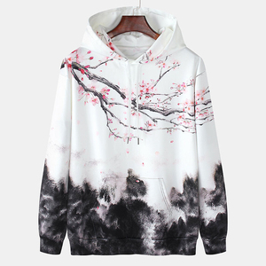 เสื้อฮู้ดดี้ซับลิเมชั่นผู้ชายแบบสวมใส่รวดเร็ว ดีไซน์ยอดนิยม น้ำหนักเบา กำลังเป็นที่นิยมมากที่สุด พร้อมราคาที่สมเหตุสมผล - Product Image 1