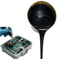 Silicone de scellement thermiquement conducteur en deux composants, 0,8 W/mK, faible viscosité, pour composants électroniques et encapsulation de circuits imprimés