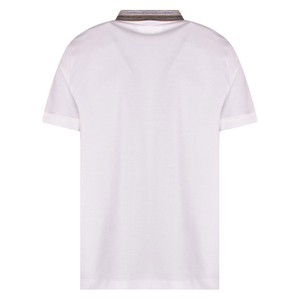 เสื้อโปโลผู้ชายลายทางแนวตั้งผ้าวูลผสมขนสัตว์ถักแบบริบสำหรับฤดูร้อน พร้อมบริการจัดส่ง - Product Image 3