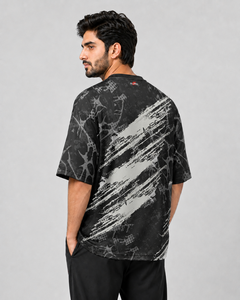 T-shirt sportif pour homme à manches courtes, coupe régulière, col rond, en polyester tricoté, séchage rapide, surdimensionné, sublimation, service OEM - Product Image 2