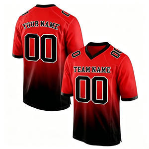 Maillots de football américain personnalisés de haute qualité pour hommes et femmes, uniformes d'équipe imprimés par sublimation avec logo sur la chemise pour les entraînements et les matchs - Product Image 3