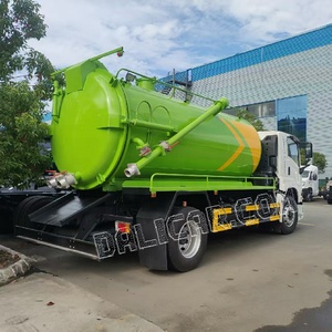 Precio de fábrica Isuzu GIGA Camión de succión de aguas residuales 4x2 6 Ruedas 15cbm Camión limpiador de succión de aguas residuales - Product Image 5
