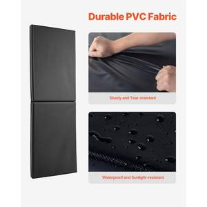 High Density 60 X 20 X 2 Inch Gym Wall Padding Durable <b>Waterproof</b> Protective <b>Pad</b> for Basketball Court for Garage Removable 2" - Product Image 2