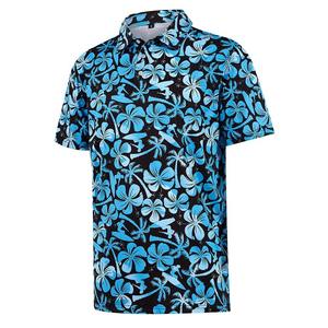 Camiseta Deportiva de Golf al Por Mayor, Tejida en Poliéster y Spandex, con Logotipo Serigrafiado, de Secado Rápido, Corte Regular para Hombre - Product Image 4
