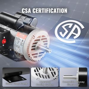 230V 25A 3450RPM 56Hz Moteurs AC Moteur électrique 5HP avec compresseur d'air à rotation CW/CCW - Product Image 5