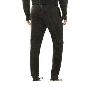 Custom Manufacturer Lightweight Casual Mid Men's Acid Wash <b>Joggers</b> <b>Oversized</b> Eco-Friendly Drawstring Closure 100% Cotton Pants - Product Image 5