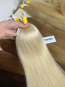 Extensiones de Cabello Natural Rubio Liso de 100g, Precio al por Mayor, Cabello Humano Virgen Vietnamita de Primera Calidad, Super Doble Trama, Todos los Colores 60 - Product Image 1