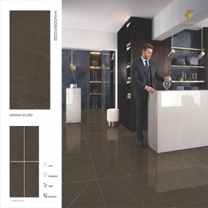Aramani - Loseta de Porcelana Pulida Natural de 800x1600 mm, Aspecto de Mármol para Exteriores, Resistente a los Ácidos y Antideslizante - Product Image 2