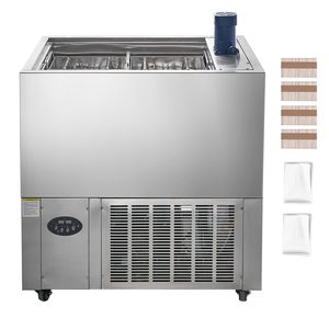 Macchina Commerciale per Ghiaccioli in Acciaio Inossidabile, Set 4 Stampi, 120 Pezzi, Nuova Condizione, per la Produzione di Ghiaccioli su Stecco - Product Image 1