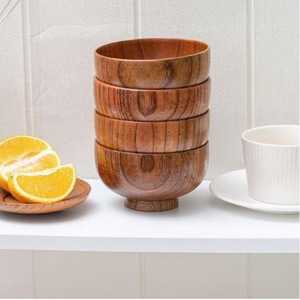 Tazón de Servir Artesanal WoodAura, Tazón de Madera Natural Hecho a Mano para Cocina Moderna, Comedor y Decoración del Hogar - Product Image 4