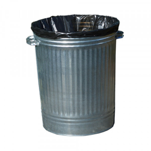 Poubelle exclusive ronde en fer galvanisé pour la maison, le jardin, l'intérieur et l'extérieur, poubelle décorative, couleur personnalisée. - Product Image 4