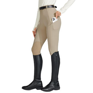 Pantalones de Montar a Caballo Curvy Fit para Mujer con Cintura Elástica y Elasticidad en Cuatro Direcciones para Máximo Confort y una Forma Elegante - Product Image 3