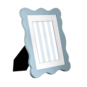 Encantador Marco de Fotos con Borde Festoneado en Color Pastel, Marco de Fotos Antiguo de MDF Vintage, Decoración Elegante para Escritorio, Directo de Fábrica en Vietnam - Product Image 1