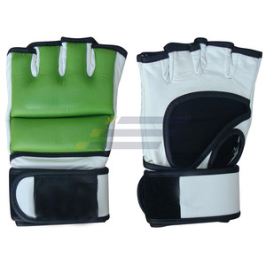 Guantes de Boxeo de Medio Dedo Personalizables de Cuero, Cómodos y Duraderos, para Entrenamiento de MMA, Muay Thai, para Adultos - Product Image 2