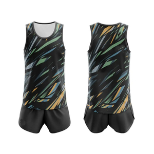 Track Uniform Custom OEM Track <b>Singlet</b> and Shorts Polyester Spandex Quick Dry Wholesale Teamwear Manufacturer - Product Image 4