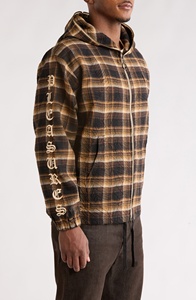 เสื้อฮู้ดซิปผู้ชาย ผ้าฝ้ายพรีเมียม สไตล์ลำลอง ทรงโอเวอร์ไซส์ จากผู้ผลิต - Product Image 2