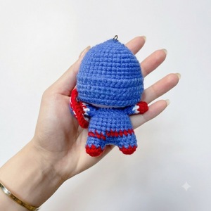 Llavero de animal de ganchillo hecho a mano, bonito llavero amigurumi, colgante de punto, llavero para mochila, dijes para coche, OEM ODM, hecho en Vietnam - Product Image 2