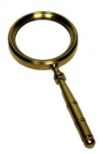 Loupe traditionnelle à manche en bois, cadre rond en laiton, durable, pour la décoration intérieure, la salle d'étude, l'utilisation au bureau, instrument de magnification - Product Image 4