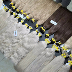 Prix d'usine Extensions de cheveux naturels ondulés en vrac Cheveux vietnamiens bruts Cheveux d'un seul donneur 18 pouces 20 pouces 22 pouces - Product Image 1